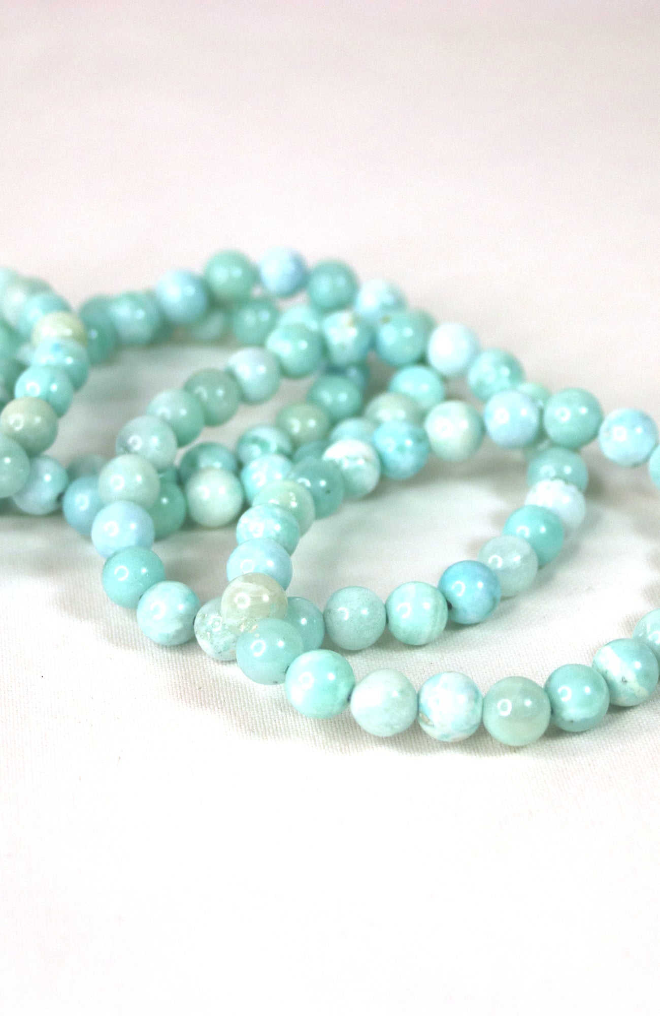Blue Aragonite Bracelet 8mm
